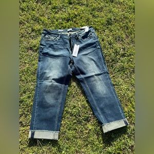 Vigoss cropped jeans 20w plus size